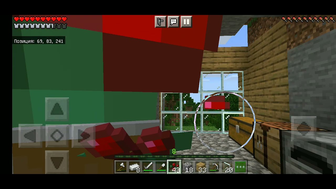«Minecraft Выживание Часть 7: отстраиваю новый дом 🏡| Без звука, чистый геймплей»