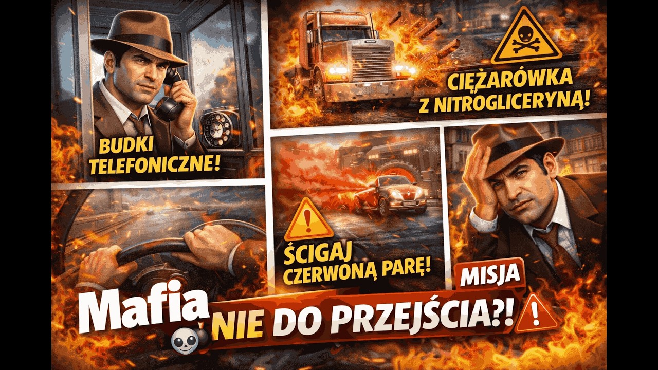 Mafia – Jazda Ekstremalna: budki telefoniczne, ciężarówka z nitrogliceryną i MISJA NIE DO PRZEJŚCIA?
