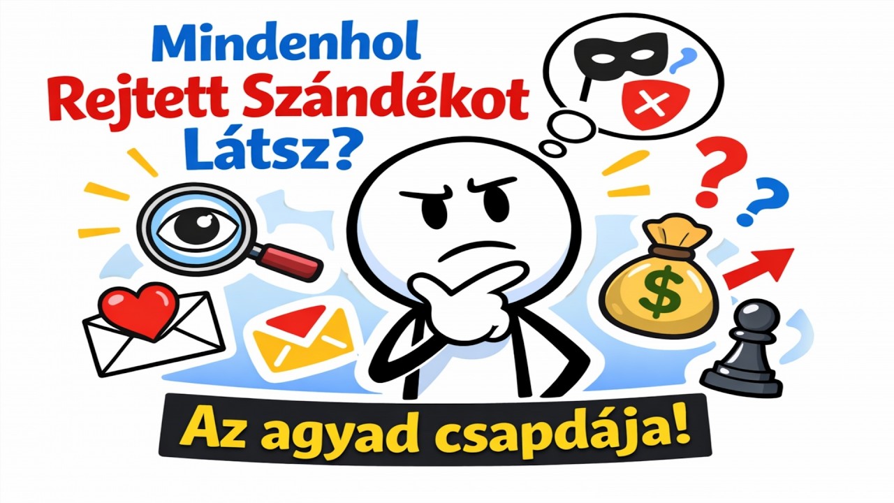 Miért látsz mindenhol rejtett szándékot? (Az agyad csapdája)