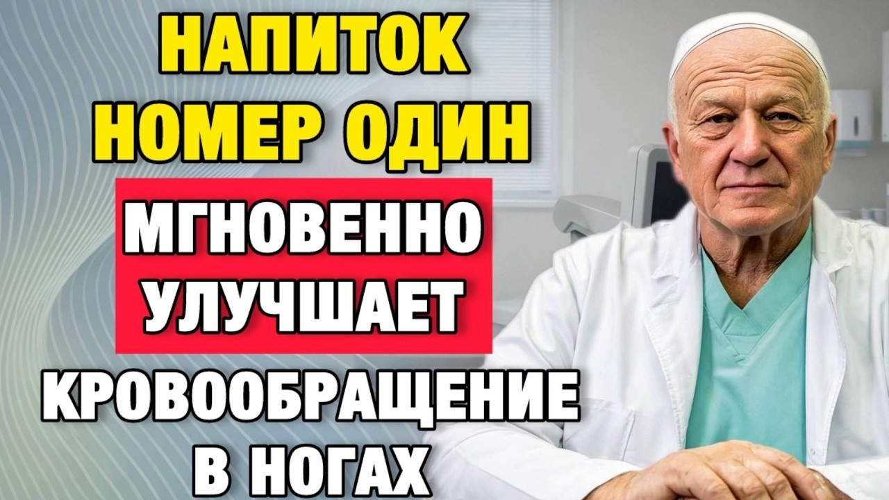 Отёки и судороги после 60? Начните с этого простого напитка