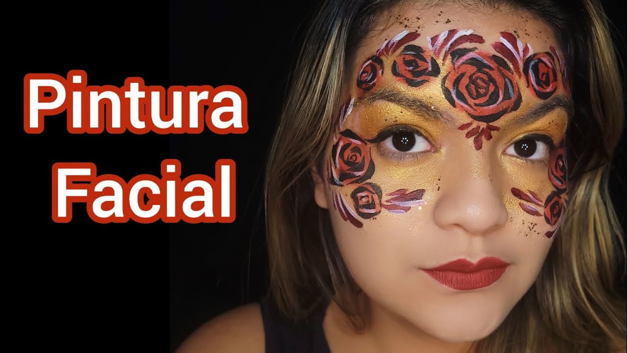 Pintura Facial Rosas