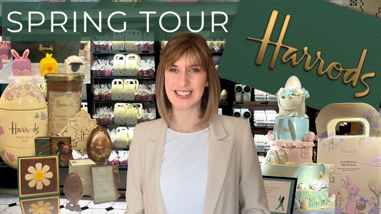 HARRODS Spring Tour 2025 | Inside Harrods London 4K]