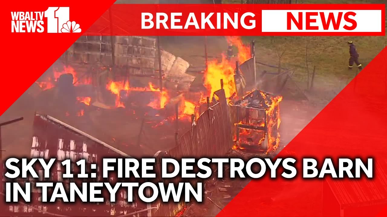 SKY 11 Breaking News: Fire destroys barn in Taneytown