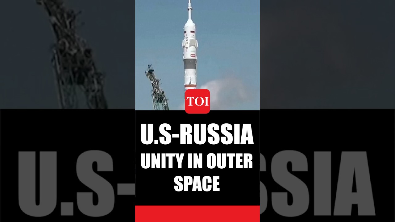 Rare Show Of Russia-U.S. Unity In Outer Space! Soyuz Rocket Blasts Off With Russian & American Crew