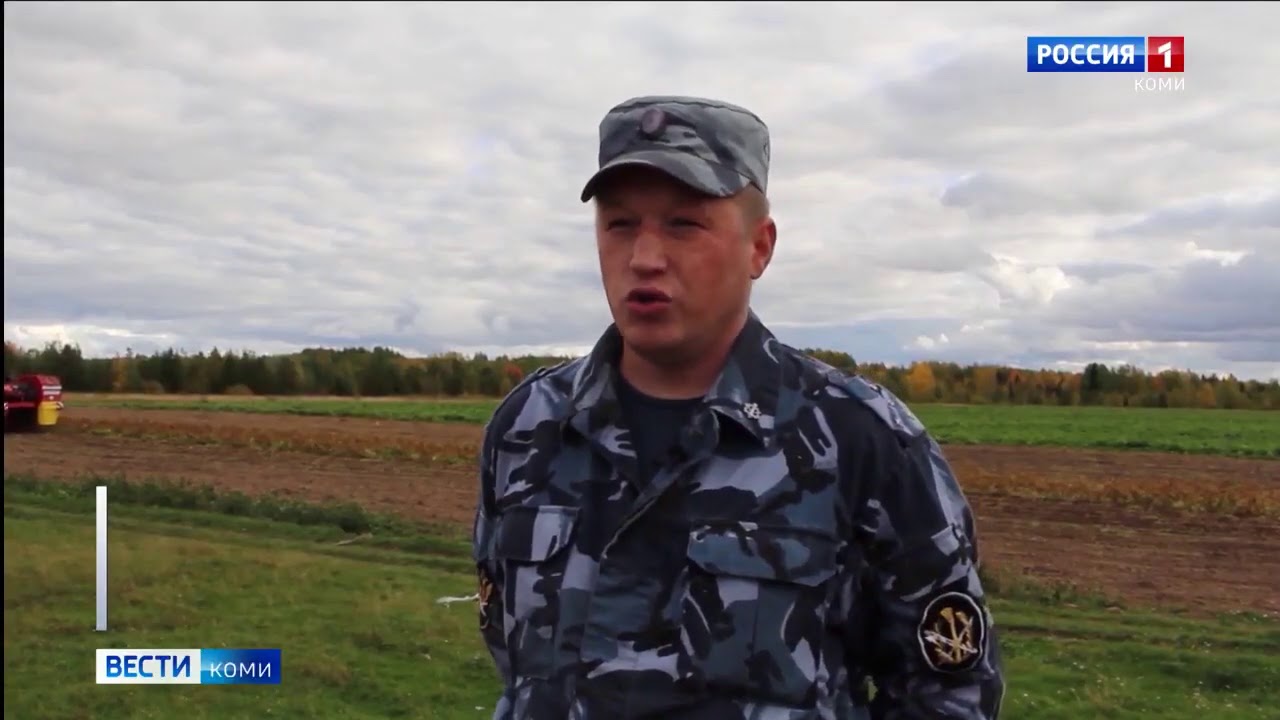 Вести-Коми 15.09.2020. Уборка картофеля в ИК 42 п  Синдор