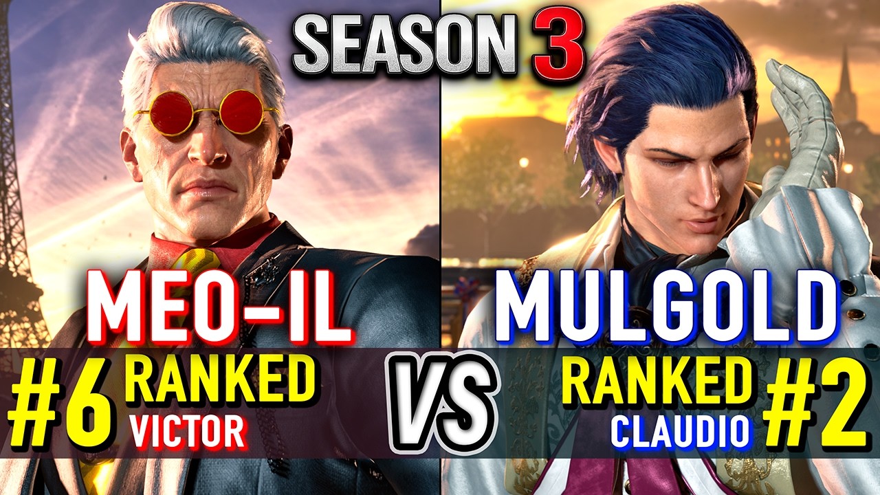 T8 🔥 MEO-IL (#6 Ranked Victor) vs MULGOLD (#2 Ranked Claudio) 🔥Tekken 8 SEASON 3 High Level Gameplay