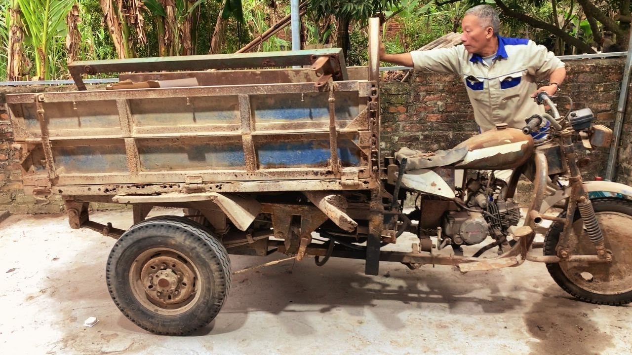 FULL Restoration Transporting Construction Material Truck // Restore and Upgraded an Old Dump Truck