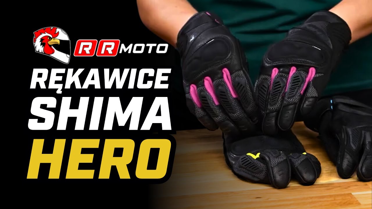 MIEJSKIE RĘKAWICE MOTOCYKLOWE SHIMA HERO