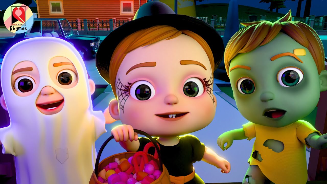 Happy Halloween Song | Trick or Treat | Halloween Nursery Rhyme | MAP MUSIC Rhymes