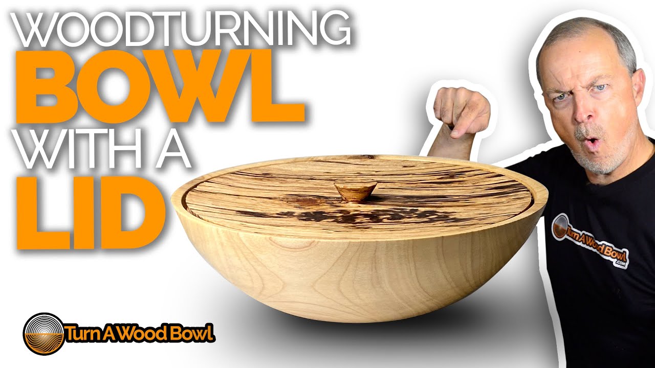 Wood Turned Bowl With Lid – Video