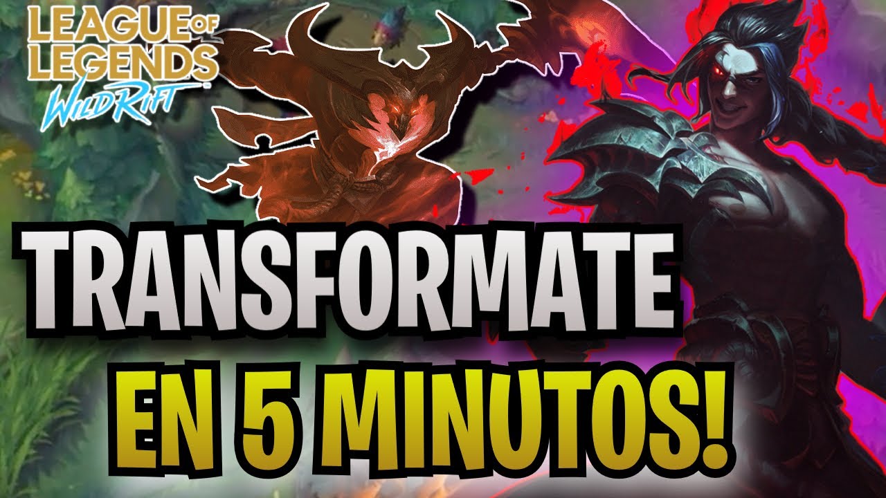 ¡TRANSFORMA A KAYN EN 5 MINUTOS! - Guía de Kayn en Wild Rift