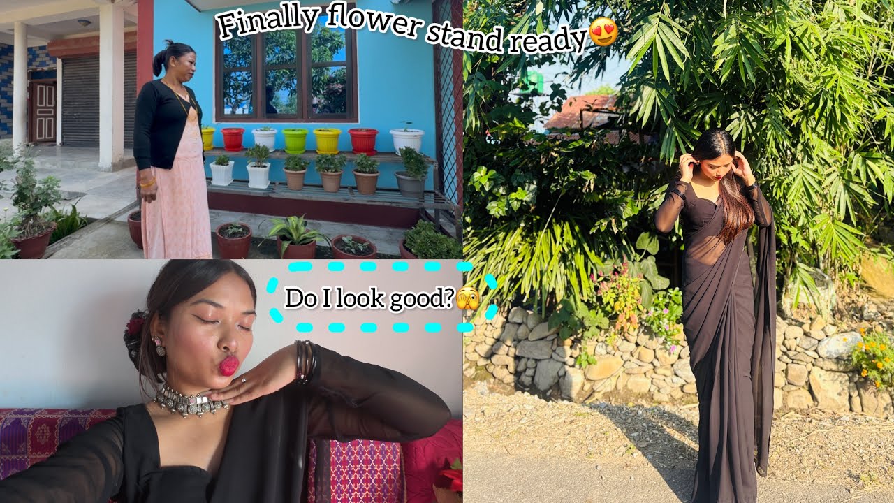 Finally flower stand ready vayoo🥰 ramri vayera k gare ta hau😉❤️ |dailylifestyle |MoNiCaa🌙|ep.17🌸|
