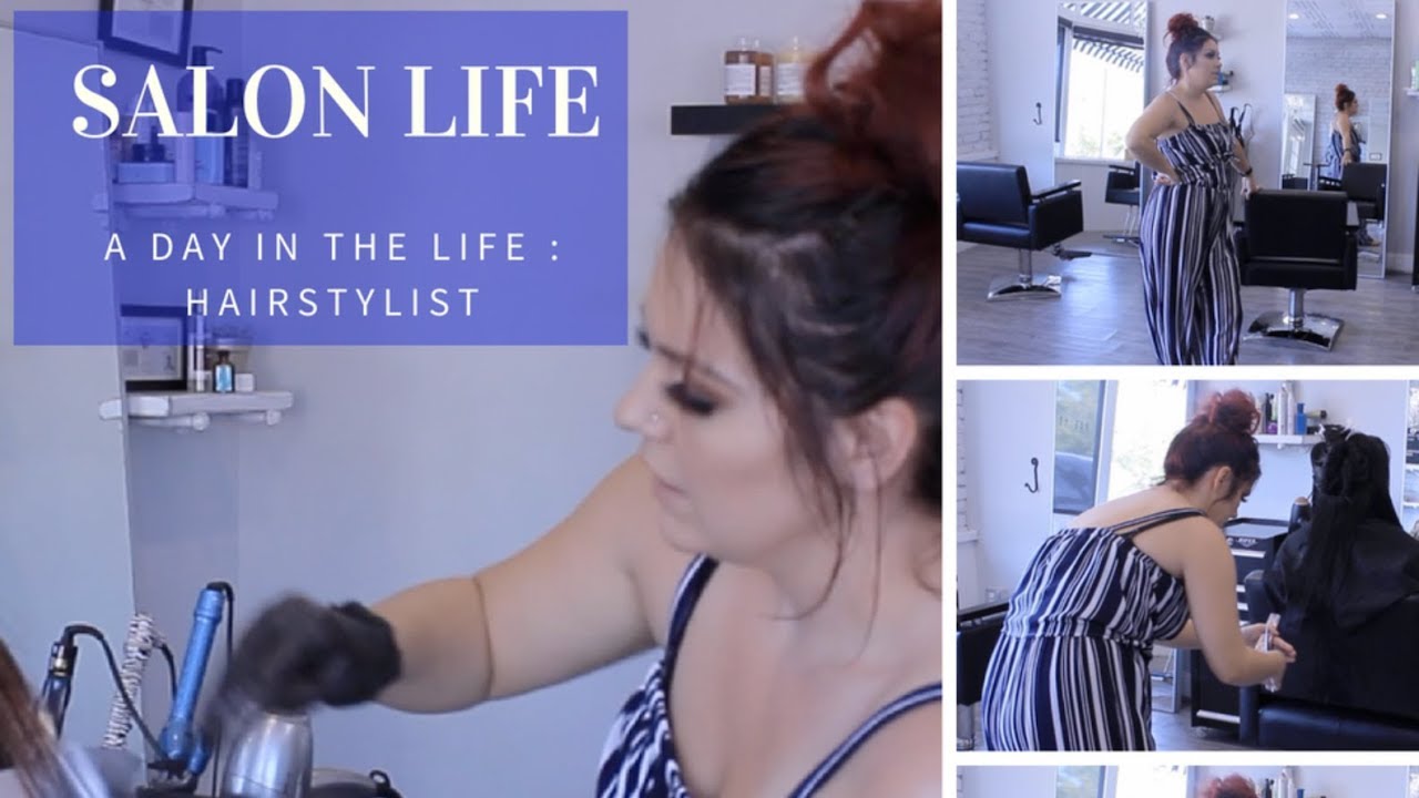 A day in the Life of a Hairstylist | Shopping, Cleaning, Salon Life | Booth Rental