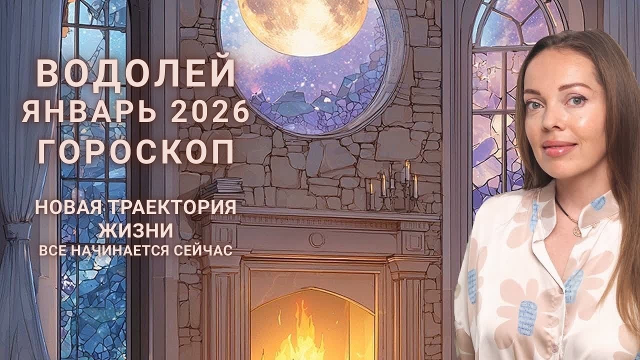 Водолей - гороскоп на январь 2026 года. Новая траектория жизни или все начинается сейчас