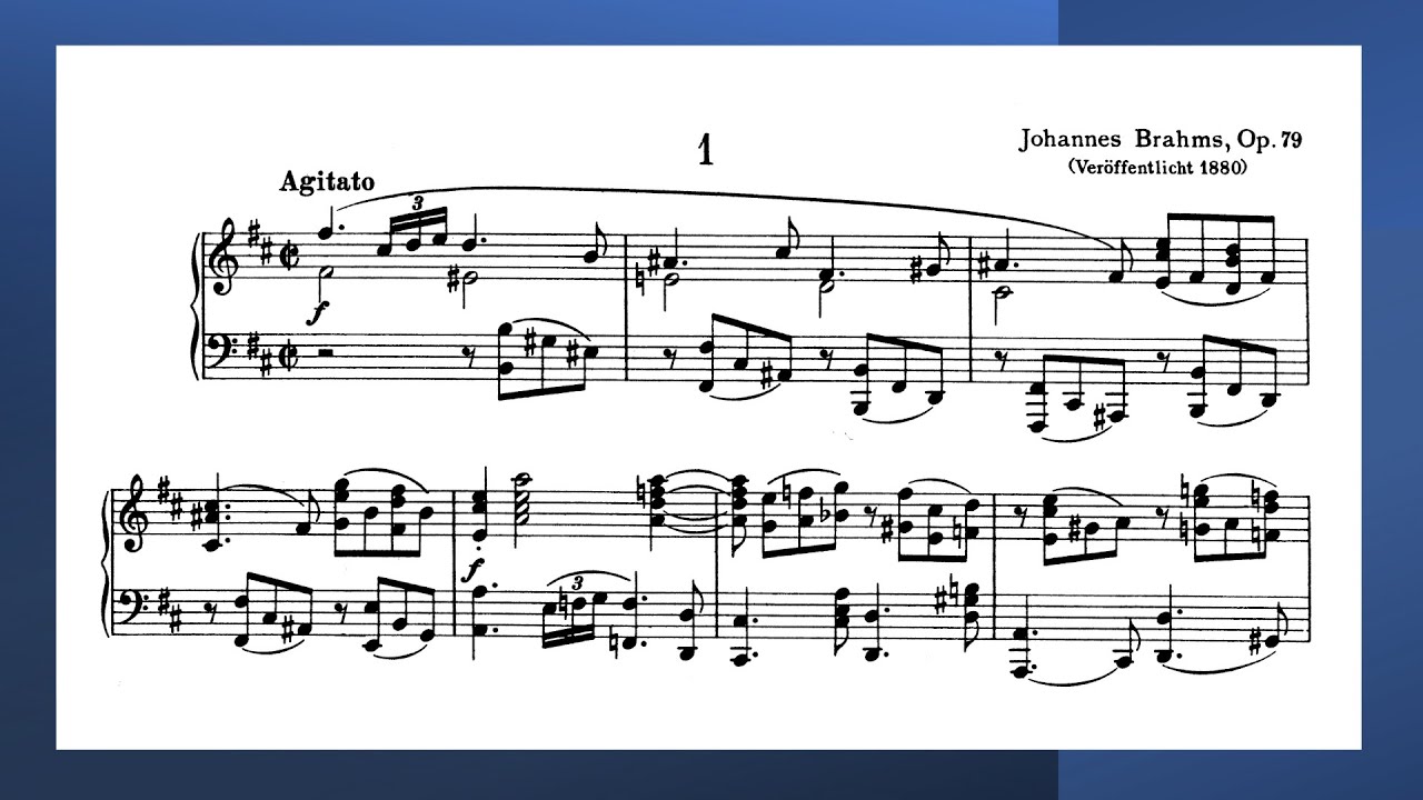 Unleashing Brahms' Genius: Rhapsody in B Minor, Op.79 no.1 | Piano Performance by Louis Schwizgebel