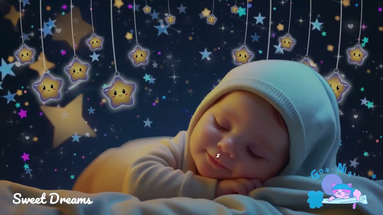 Baby Sleep Music 🎵 Baby Sleeps Instantly in 3 Minutes 💫 Beat Insomnia 🌙 Mozart & Brahms Lullabies