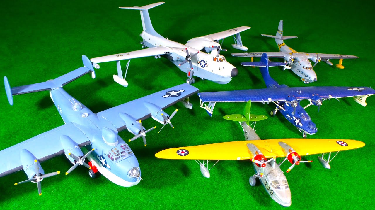 United States Flying Boats Seaplane Model Collection Engine Sound Kit Covers 1/72 Scale US NAVY