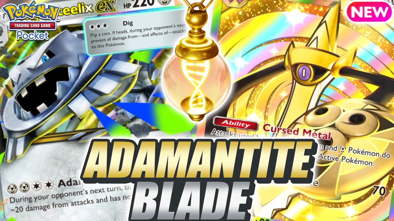 180 DAMAGE STEELIX ! AEGISLASH & MEMORY LIGHT Make MEGA STEELIX Indestructible - Pokemon TCG Pocket