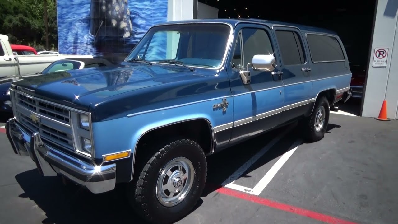 1985 Chevrolet Suburban 4X4 test drive at Laguna Classic Cars