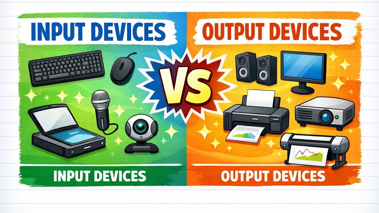 Input and Output Devices | Computer Basics