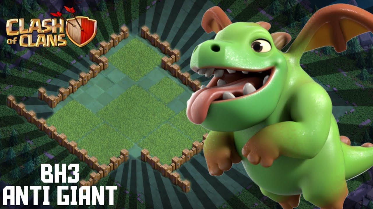 BH3 ANTI GIANT BASE || BH3 TROPHY BASE || 2025 BASE || CLASH OF CLAN || @linuxbuilder