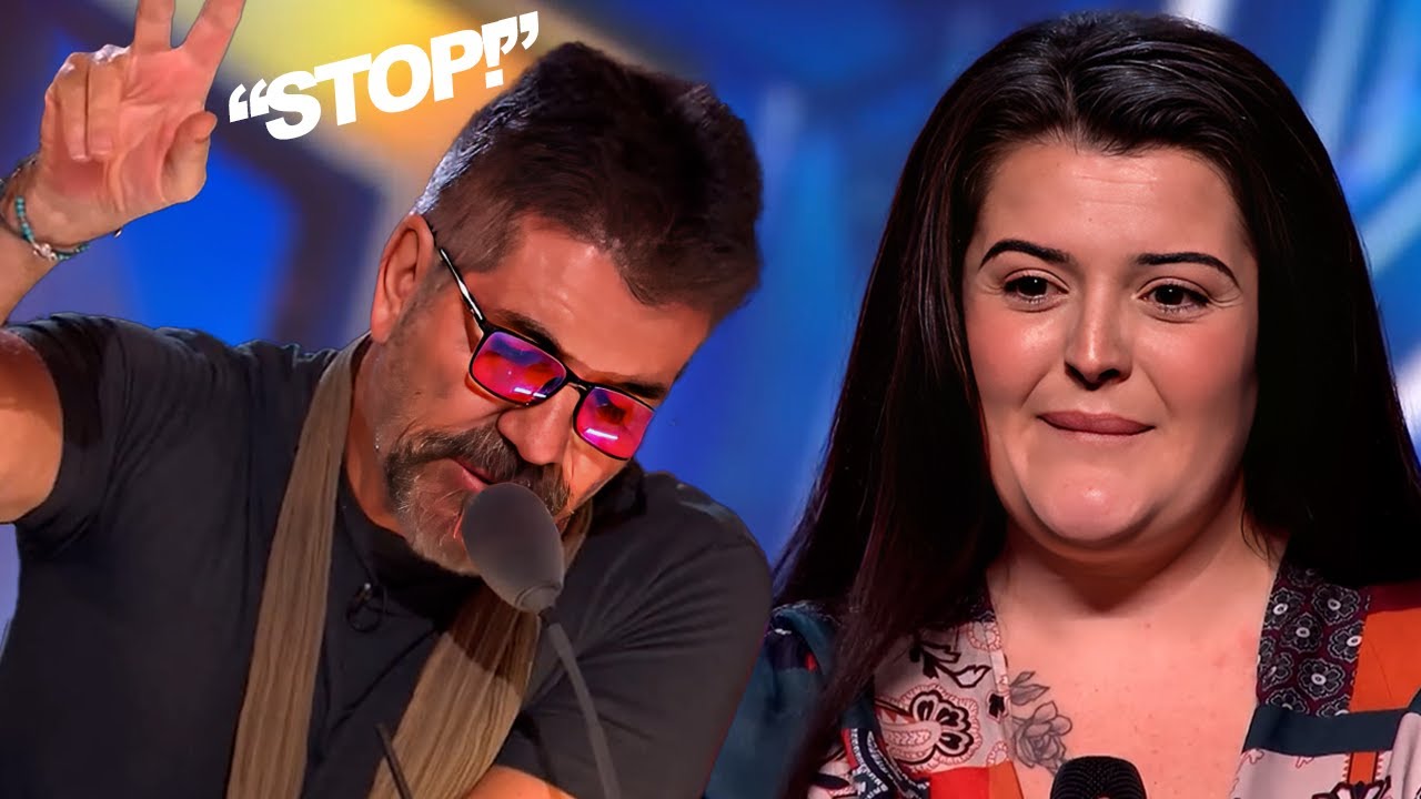 Simon Cowell STOPS Nervous Teacher With Hidden Talent! | Britain's Got Talent