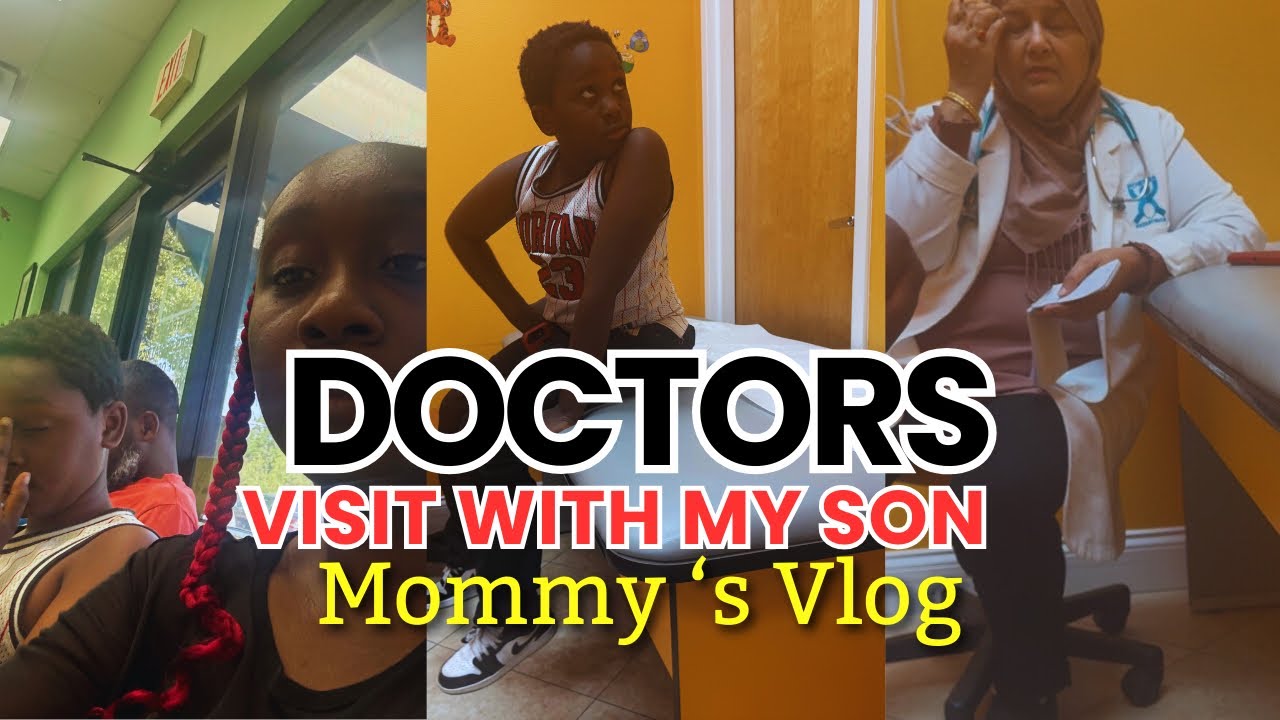 Doctor Visit With My Son | Mommy Vlogs #parenting #momlife #youtube #doctor #kids #comedy #funny