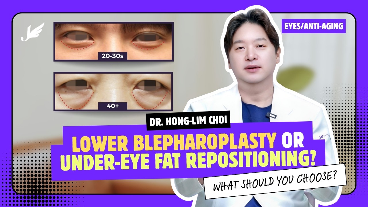 What's the difference between Lower Blepharoplasty and Under-eye Fat Repositioning?