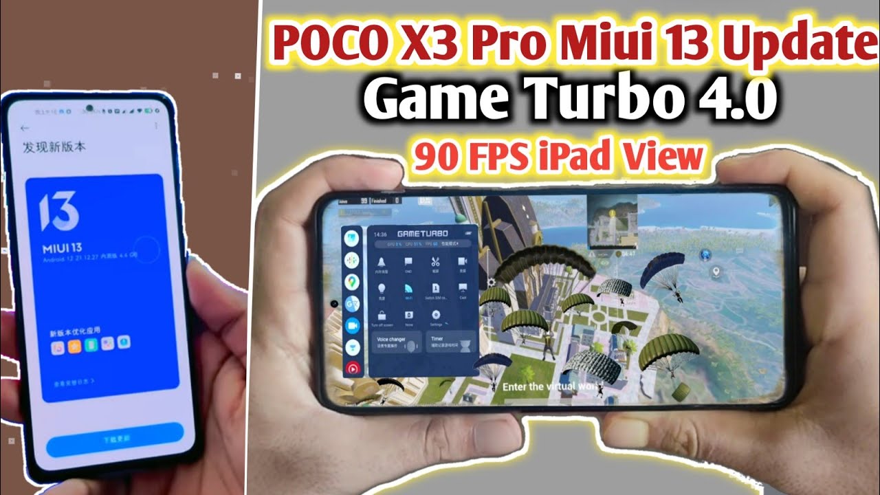 POCO X3 Pro Miui 13 Update PUBG Test 90 FPS | FPS Meter | Game turbo 4.0