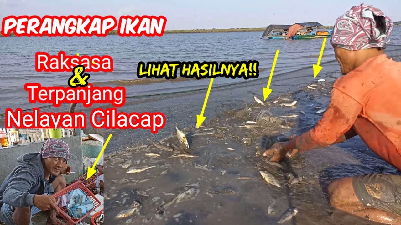 Inilah Perangkap ikan raksasa dan terpanjang nelayan cilacap omsetnya bisa jutaan rupiah perhari