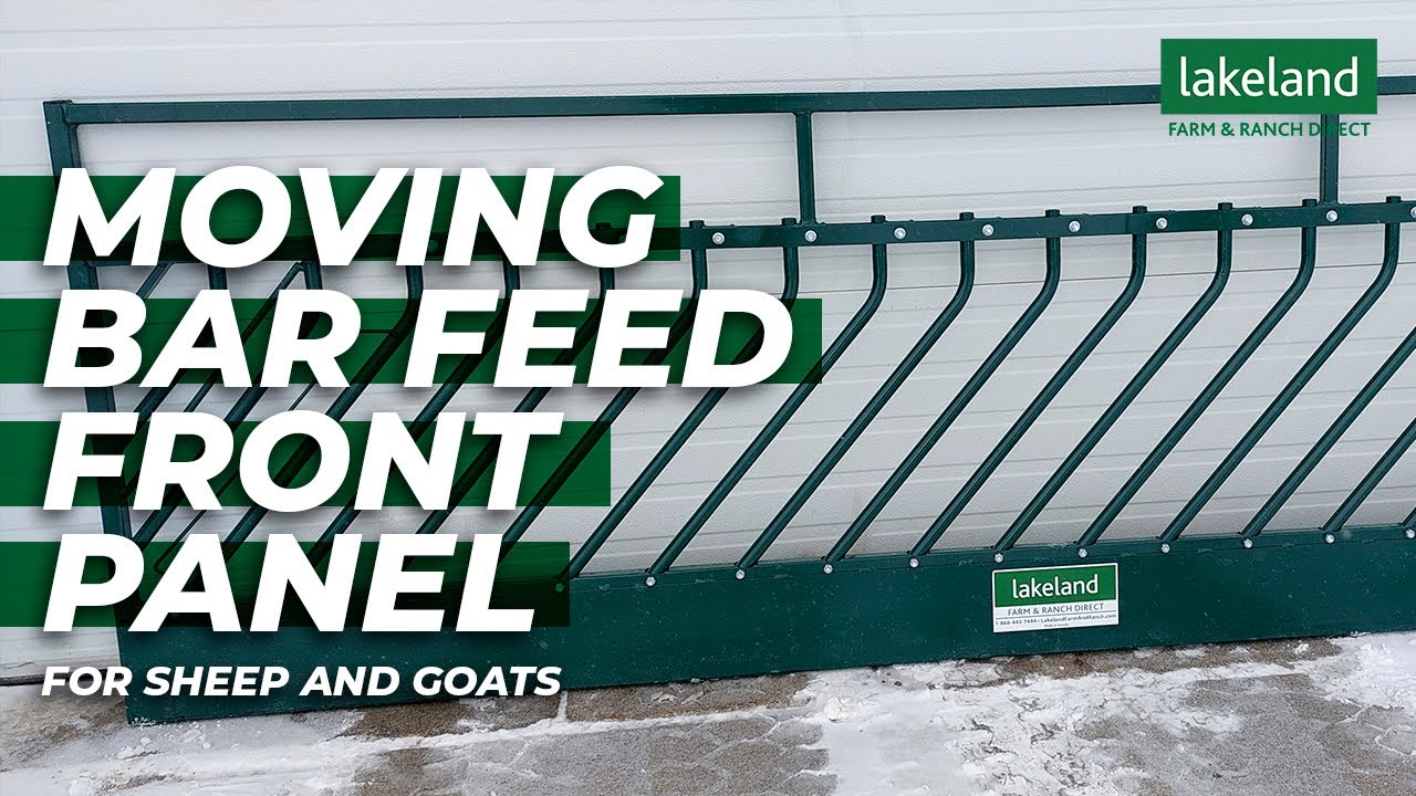 Moving Bar Feed Front Panel | A Premium Sheep and Goat Product