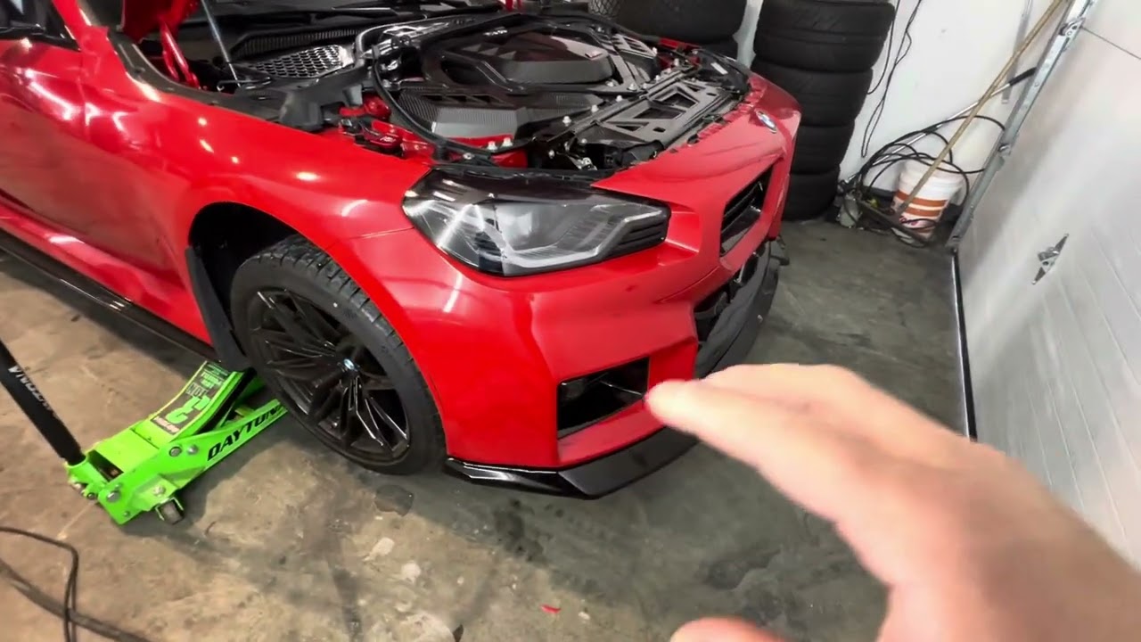 How to install CARBON FIBER grills on G87 M2!!!