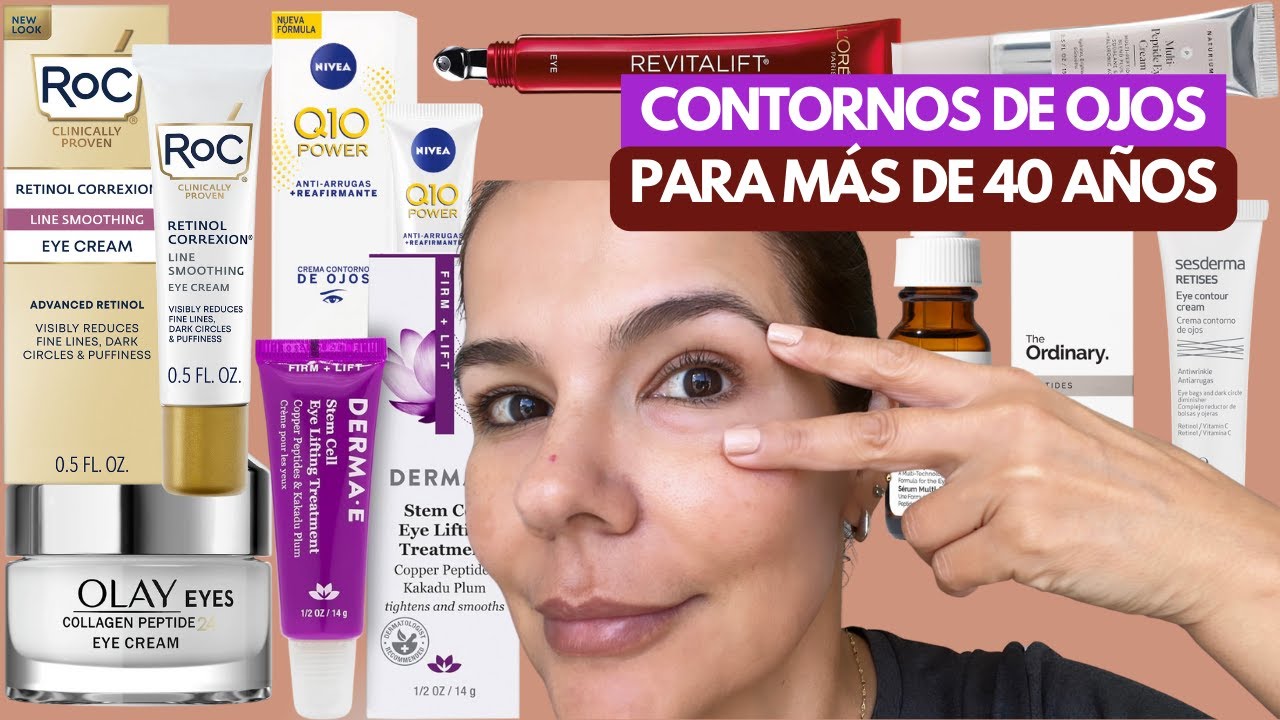 Productos para el contorno de ojos para más de 40 años #pielmadura