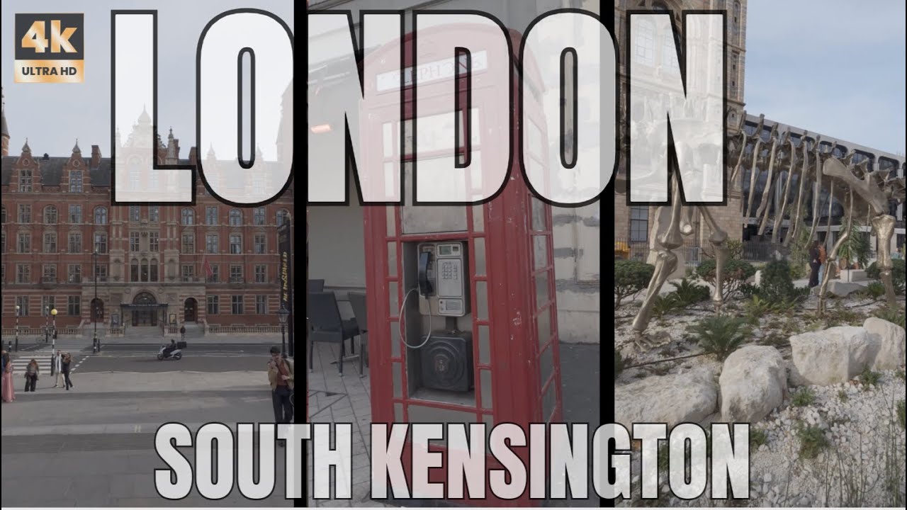 4K City Walk | London’s Culture Capital? A City Walk in South Kensington