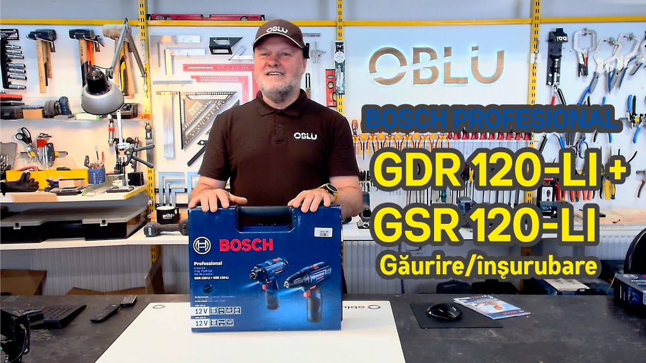 Top 73 scule esentiale in atelier. BOSCH PROFESIONAL GDR 120-LI + GSR 120-LI - gaurire/înșurubare