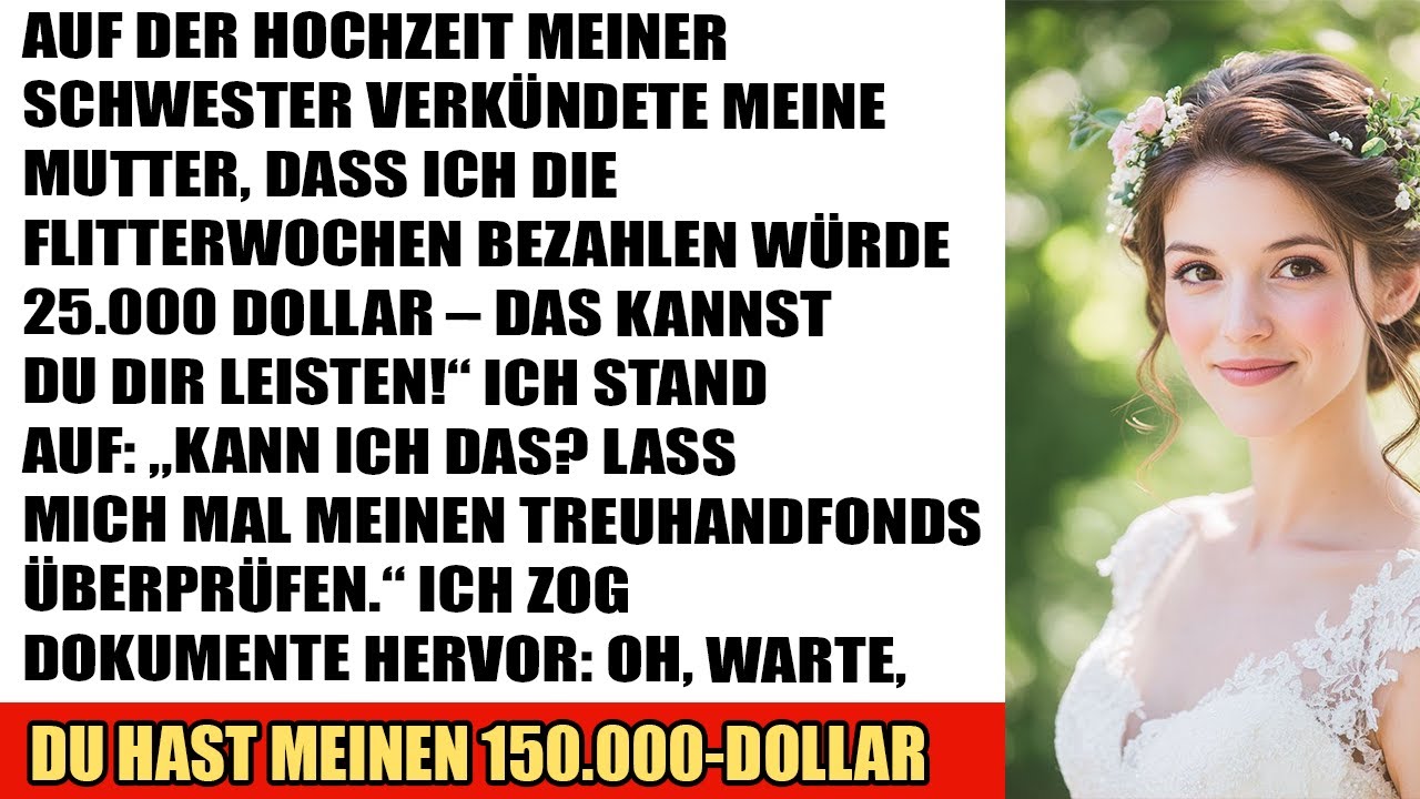 Auf der Hochzeit meiner Schwester sollte ich zahlen – bis ich meine Dokumente zeigte