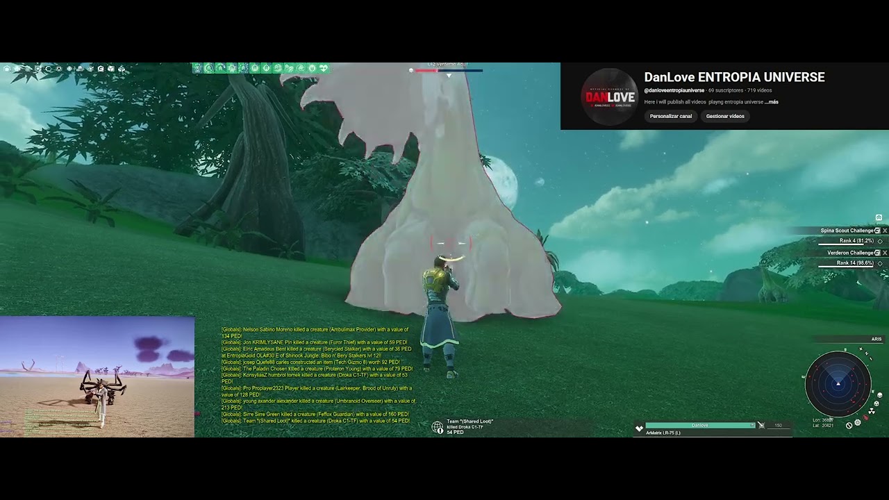 Entropia Universe  PLANET ARIS Verderon 1 Global