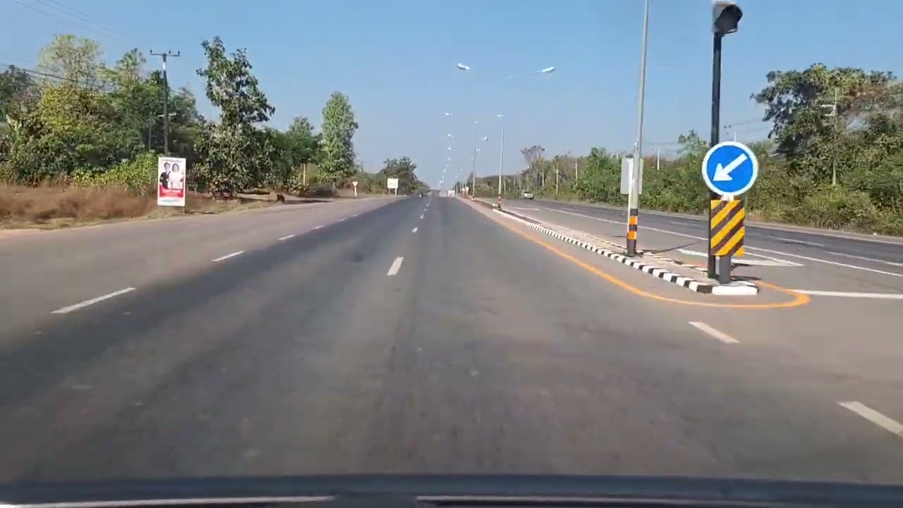 บึงกาฬ เส้นทางจากโพนพิสัย ถึง สะพานมิตรภาพไทย- ลาวแห่งที่ 5 ที่แวะกินคาเฟ่ของฝากระหว่างทาง15/ 2/69