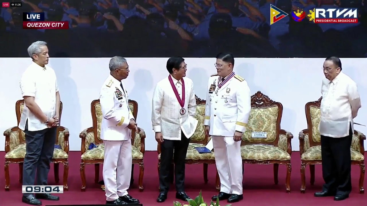 PBBM leads the PNP Change of Command Ceremony in Camp Crame, Quezon City