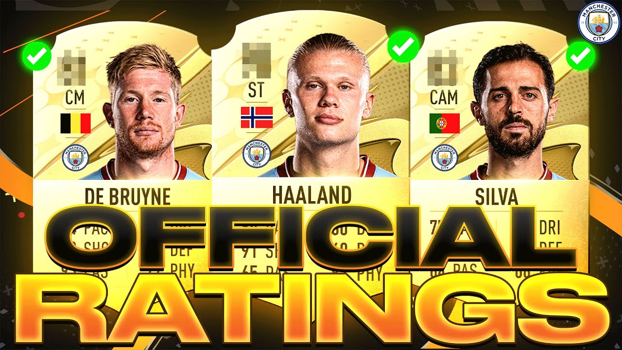 OFFICIAL MANCHESTER CITY IN FIFA 23✅🤩| Fut 23 Player Ratings🔥