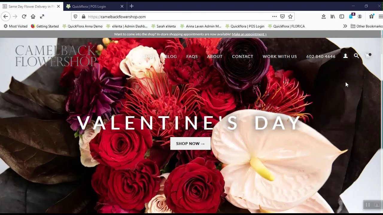 Shopify Integration with QuickFlora Point of Sale Florist Software