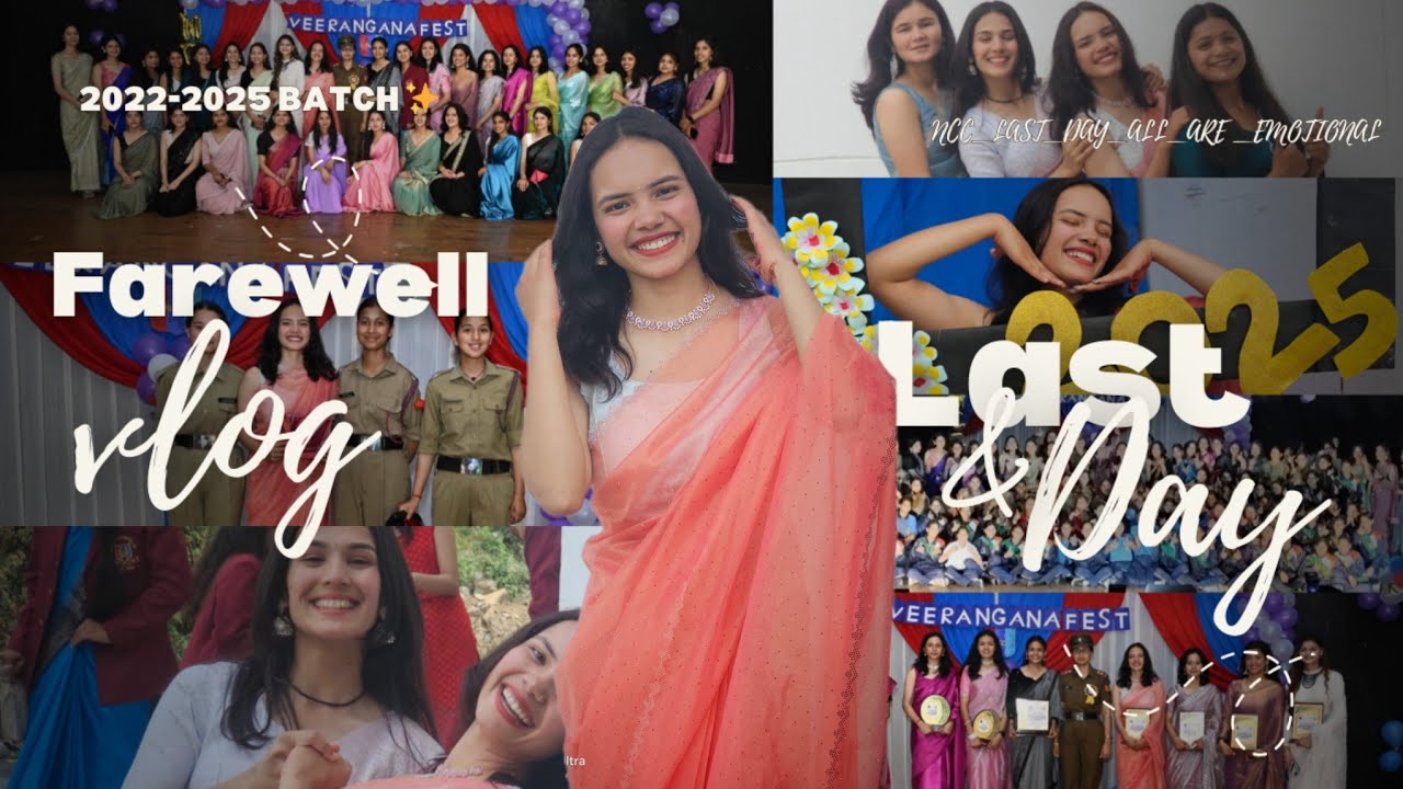 Farewell Vlog🎉/Last Day Of Ncc🥺🤌🏻/ Emotional Day Of Us✨️ our Last Day Memories❤️‍🩹@KannuJalal09