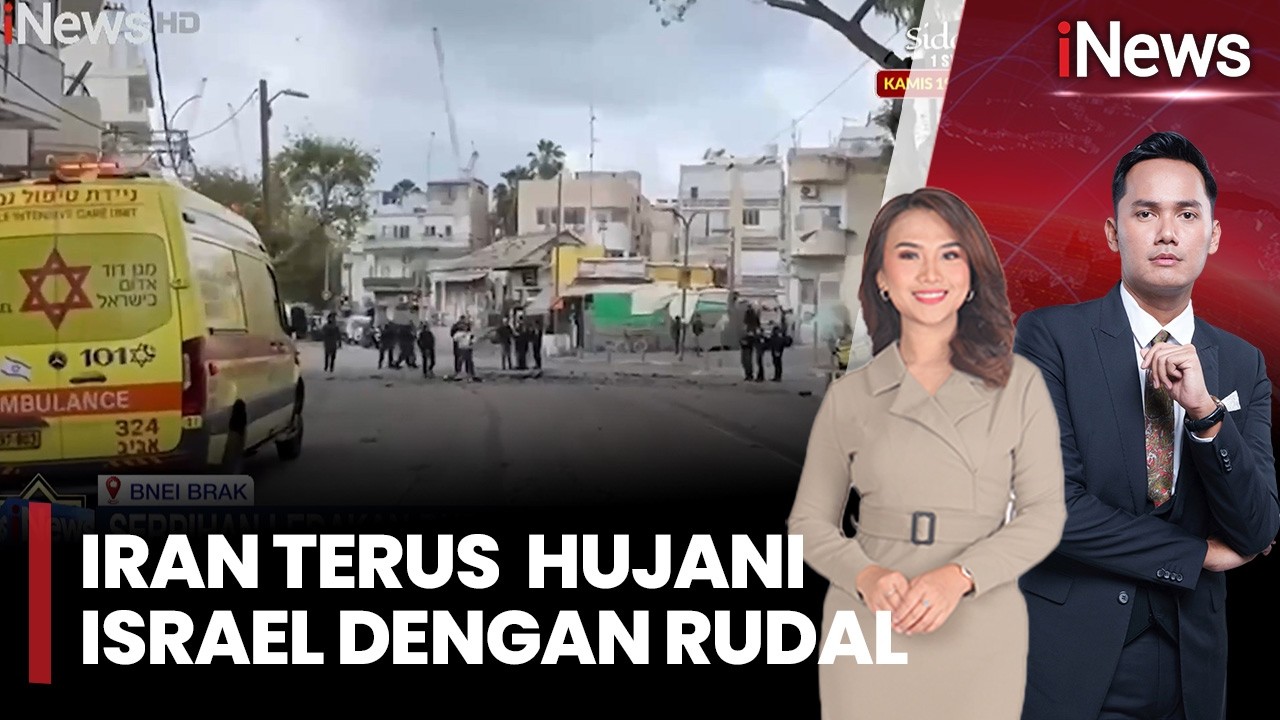 Iran Terus Hujani Israel dengan Rudal, Serpihan Ledakan Jatuh Di Sejumlah Kota Lukai Warganya |17/3