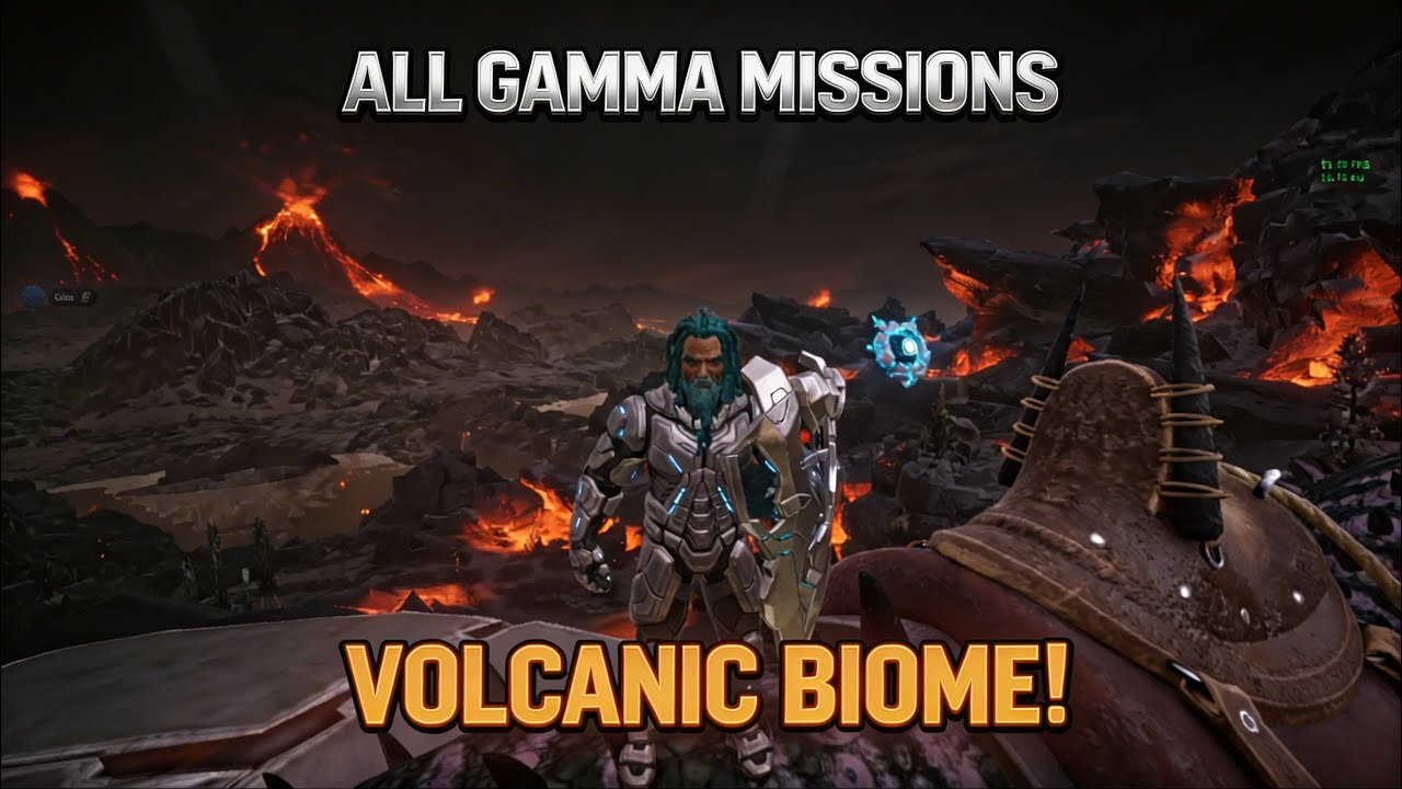 Volcanic Biome Gamma Missions Challenge | ARK Genesis 1 ARK Survival Evolved