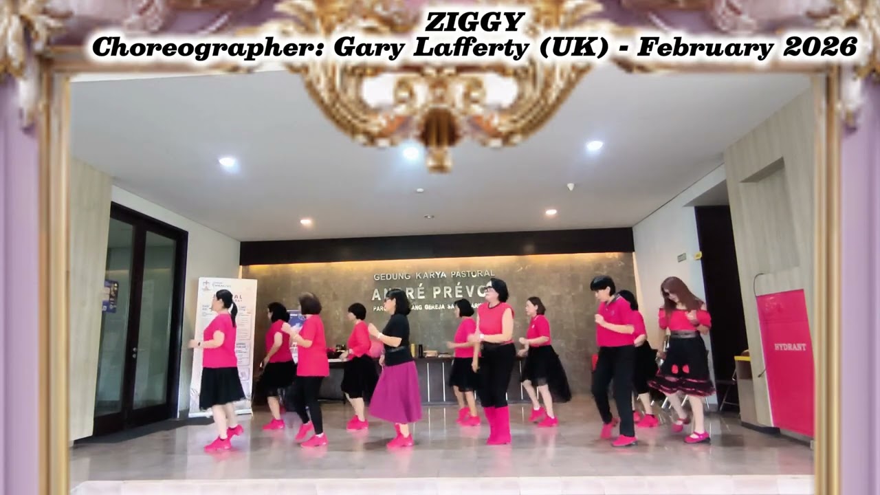 ZIGGY. Choreographer: Gary Lafferty (UK) - February 2026.@garydancecommander ST BARNABAS. Heny class