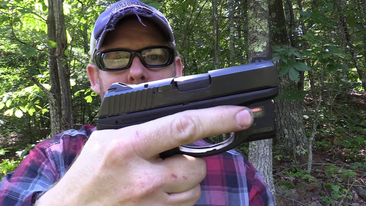 Ruger LC9 с зеленым лазером Veridian R5