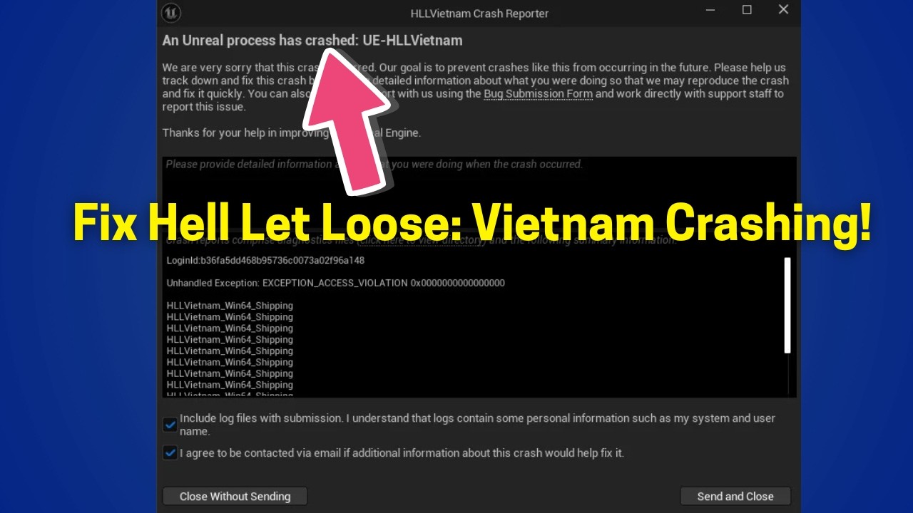 Исправление ошибки &laquo;An Unreal process has crashed&raquo; в Hell Let Loose: Vietnam