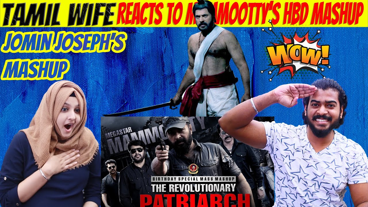 Megastar Mammootty Birthday Special Mass Mashup 2021 Reaction | Jomin Joseph | Kerala Tamil Couple
