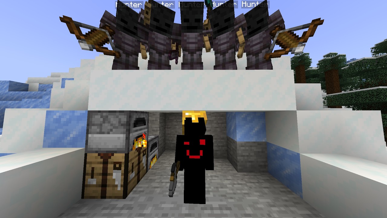 Minecraft Speedrunner Vs 5 Netherite juggernauts