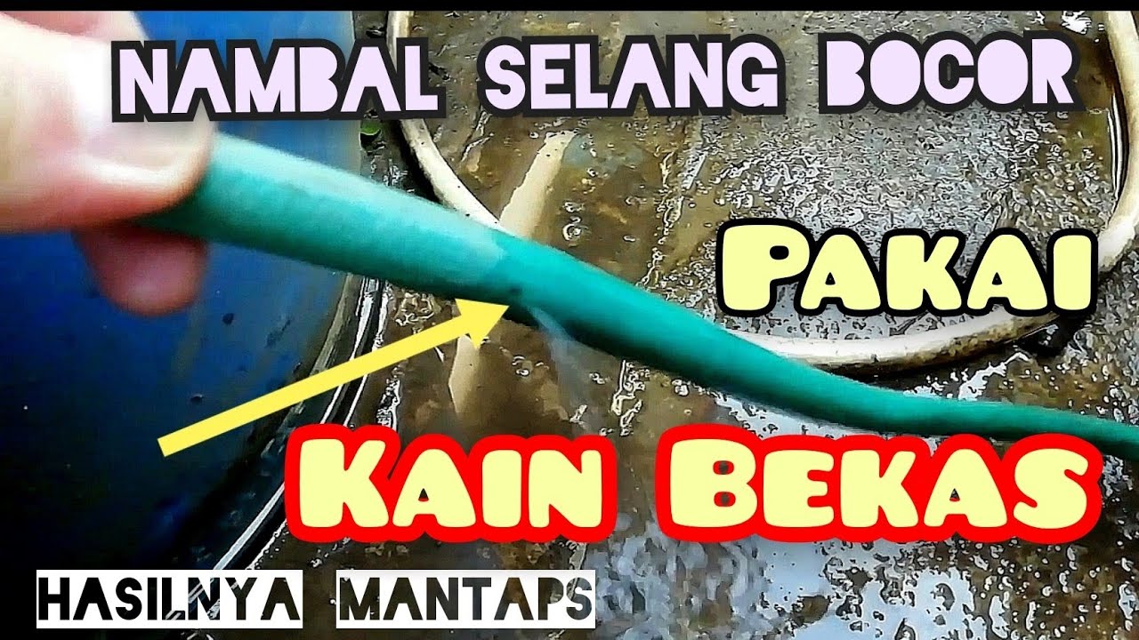 Mengatasi selang mesin steam yang bocor.